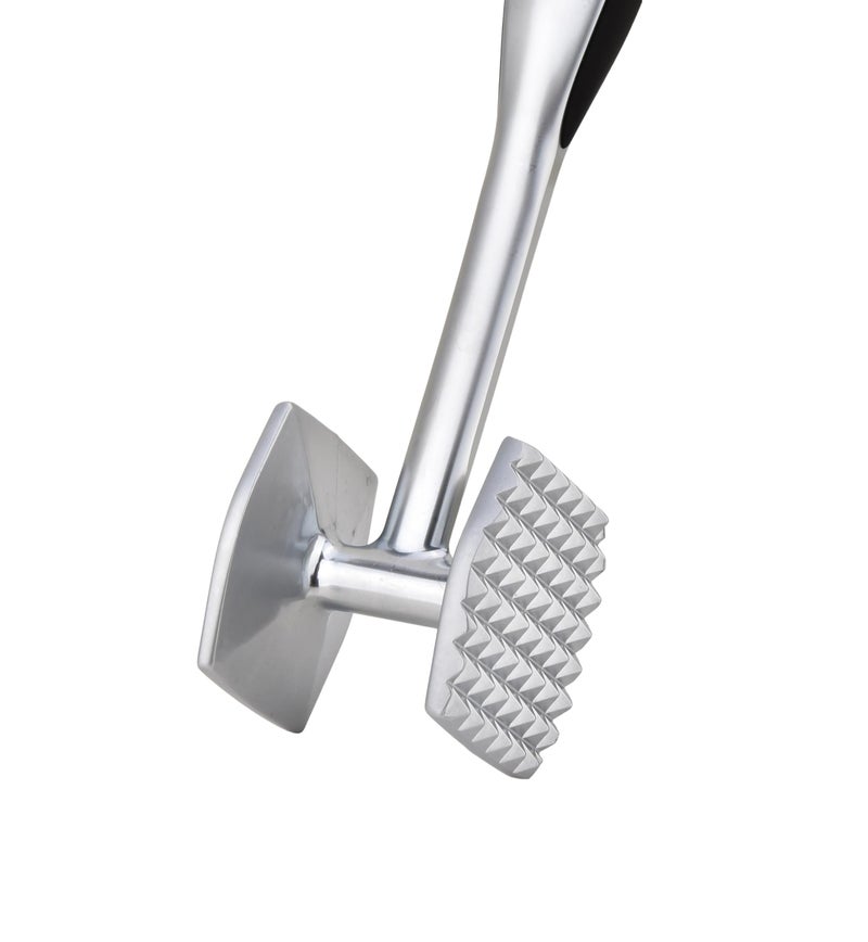 Aliglow Meat Tenderizer Hammer Tool Pounder For Tenderizing Steak Beef Poultry, Heavy Duty Dual-Sided Mallet with Soft Grip Handle - Multifunctional Kitchen Beater for Chicken,Fish, Baking - Image 3